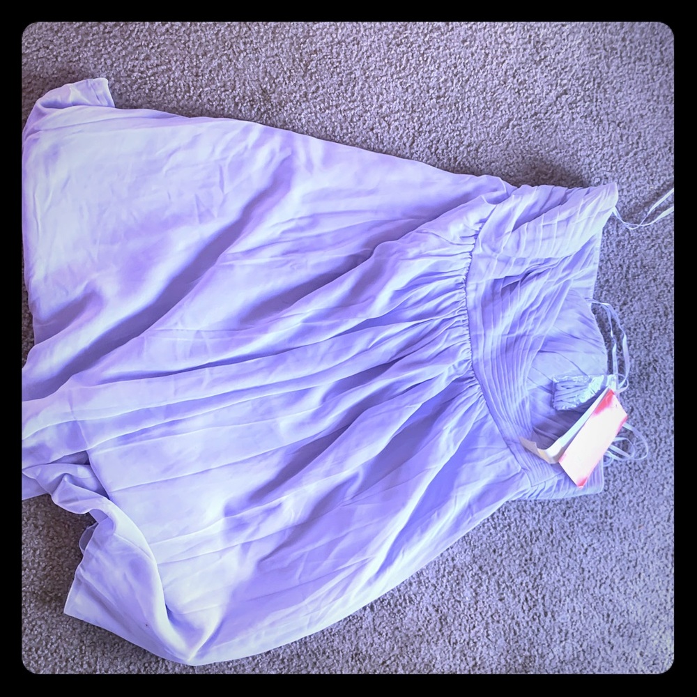 Maternity bridesmaid dress. M20 lavender ice